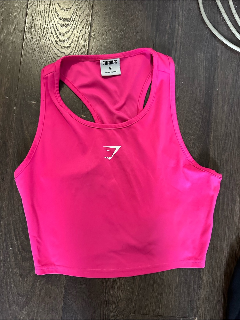 Gymshark Hot Pink Racerback Crop Top